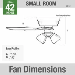 Hot Sale 😉 Hunter Fan Company Crestfield Brushed Nickel Ceiling Fan With Light, 42" ❤️ 15 Hot Sale 😉 Hunter Fan Company Crestfield Brushed Nickel Ceiling Fan With Light, 42" ❤️ -ceiling lighting store 5831b3890f8fd4e9 9813 w800 h800 b0 p0