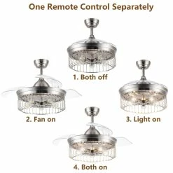 Buy π Bella Depot 36" Black Industrial Retractable Ceiling Fan With Remote, Brushed Nickel β€οΈ 15 Buy π Bella Depot 36" Black Industrial Retractable Ceiling Fan With Remote, Brushed Nickel β€οΈ -ceiling lighting store 5981418e002f6ff2 2551 w800 h800 b1 p0