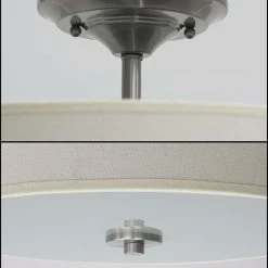 Deals 🛒 Kira Home Addison 13" Ceiling Light, Off-White Fabric Drum Shade, Brushed Nickel 🎉 12 Deals 🛒 Kira Home Addison 13" Ceiling Light, Off-White Fabric Drum Shade, Brushed Nickel 🎉 -ceiling lighting store 59d1293300c3ca55 8635 w800 h800 b0 p0