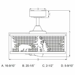 Wholesale 🛒 Vaxcel Kodiak 21" Rustic Indoor Ceiling Fan Light Kit, Oil Rubbed Bronze/Burnished Teak 🔔 15 Wholesale 🛒 Vaxcel Kodiak 21" Rustic Indoor Ceiling Fan Light Kit, Oil Rubbed Bronze/Burnished Teak 🔔 -ceiling lighting store 5a01495f038de531 3853 w800 h800 b1 p0