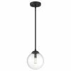 Best Sale 🛒 Trade Winds Lighting Trade Winds Chelsea Glass Pendant Light In Matte Black 🤩