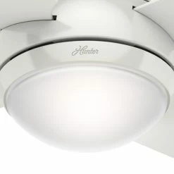 Budget 🔥 Hunter Fan Company Sonic Ceiling Fan With Light And Handheld Remote, White 🎁 -ceiling lighting store 5b310d450efa83ae 9846 w800 h800 b0 p0