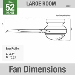 Budget 😉 Hunter Fan Company 52" Cranbrook Low Gloss Black Ceiling Fan W/ Light/Remote 😉 -ceiling lighting store 5cb130ce0f8fcf3a 7532 w800 h800 b0 p0