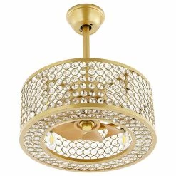Best Sale 🌟 GETLEDEL 18" Caged Crystal Ceiling Fan With Remote, Gold 🥰 -ceiling lighting store 5cf1263d030d9f49 2776 w800 h800 b1 p0