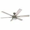 Coupon 🥰 Honeywell Ceiling Fans Honeywell Kaliza Modern Ceiling Fan With Light And Remote, 56", Gun Metal 😍