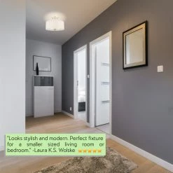 Deals 🛒 Kira Home Addison 13" Ceiling Light, Off-White Fabric Drum Shade, Brushed Nickel 🎉 10 Deals 🛒 Kira Home Addison 13" Ceiling Light, Off-White Fabric Drum Shade, Brushed Nickel 🎉 -ceiling lighting store 5fe17c300ebc7c31 8635 w800 h800 b0 p0