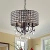 Budget 💯 Greenville Signature Alytus 4-Light Crystal Chandelier Black 🧨