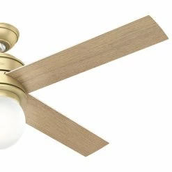 Promo 🔔 Hunter Fan Company 52" Hepburn Ceiling Fan With Light With Wall Control, White 🔔 -ceiling lighting store 64310b630f8fcf5e 7512 w800 h800 b1 p0
