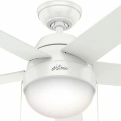 Best Sale 🎁 Hunter Fan Company 46" Anslee Fresh White Ceiling Fan With Light 🔥 -ceiling lighting store 663184140f8fcdfb 2958 w800 h800 b0 p0