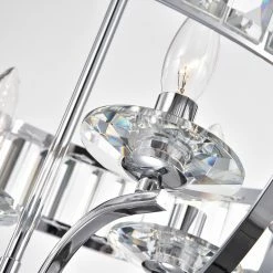 Promo 😉 Edvivi Lighting Magellan 4-Light Chrome Sphere Chandelier With Crystals Belt 🥰 -ceiling lighting store 66c17c130f21329c 3732 w800 h800 b0 p0