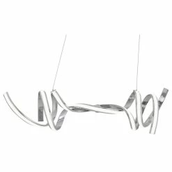 Promo π Finesse Decor Munich LED Horizontal Chandelier // Chrome // Black // Gold, Silver π