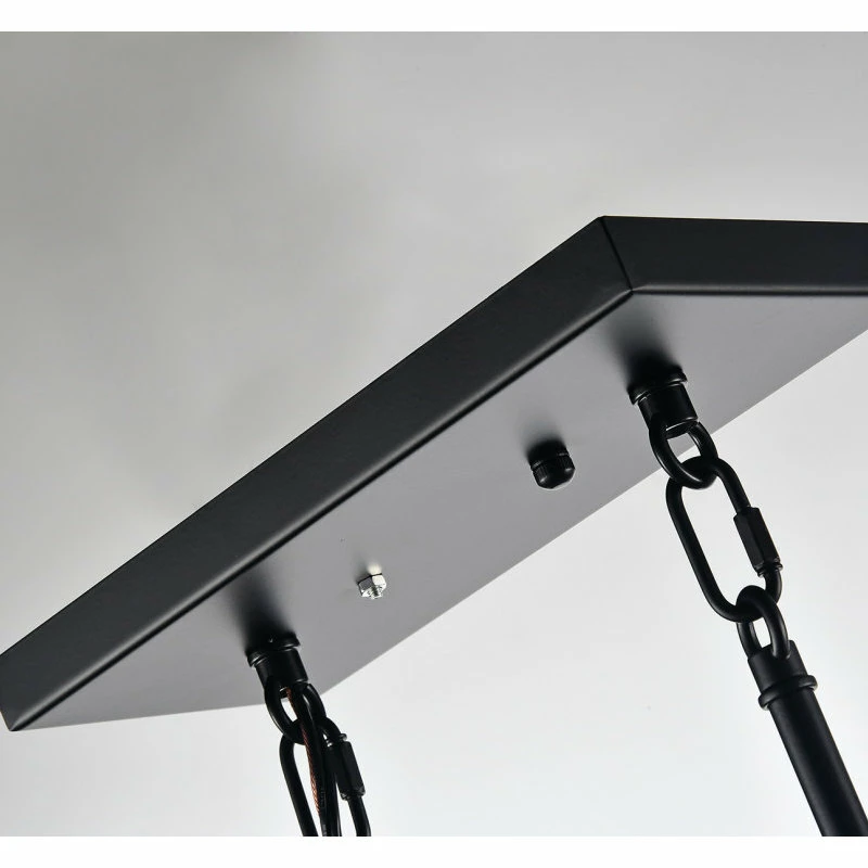 Buy π Edvivi Lighting 4-Light Matte Black And Wood Farmhouse Linear Chandelier With Exposed Bulbs β 3 Buy π Edvivi Lighting 4-Light Matte Black And Wood Farmhouse Linear Chandelier With Exposed Bulbs β - Image 3