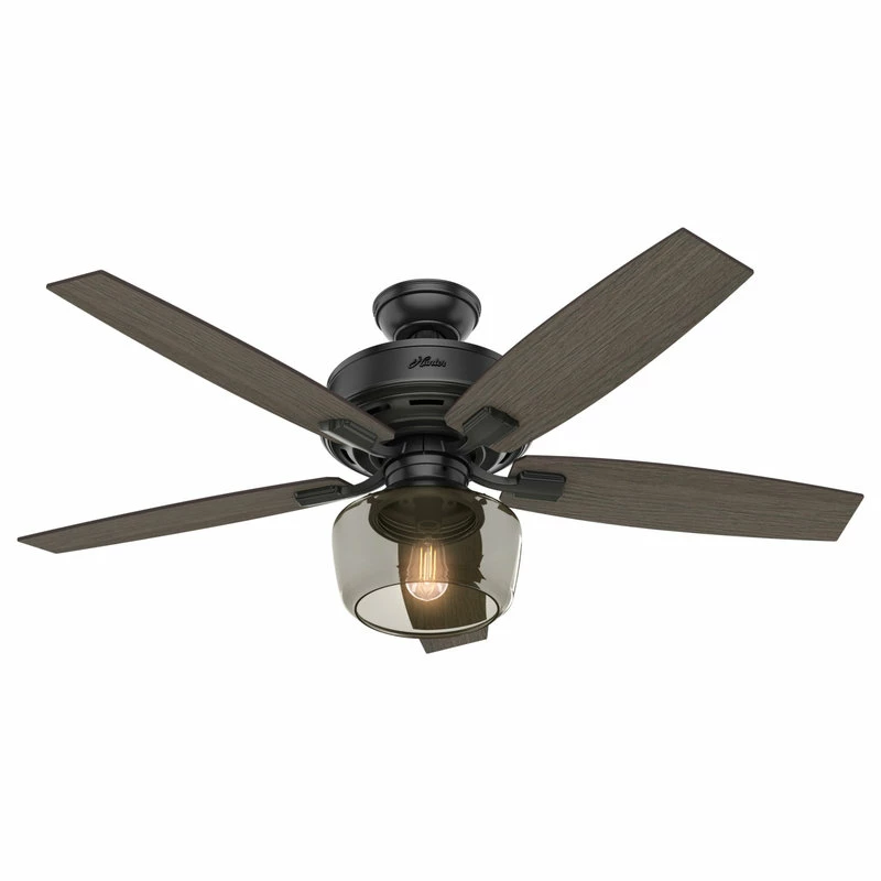 Cheap π Hunter Fan Company 52" Bennett Matte Black Ceiling Fan With Light And Remote π 1 Cheap π Hunter Fan Company 52" Bennett Matte Black Ceiling Fan With Light And Remote π