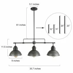 Cheapest 👏 Laluz 3-Light Linear Chandeliers Kitchen Island Pendant Lighting ✨ 13 Cheapest 👏 Laluz 3-Light Linear Chandeliers Kitchen Island Pendant Lighting ✨ -ceiling lighting store 6a8140cb0c49a759 1625 w800 h800 b1 p0