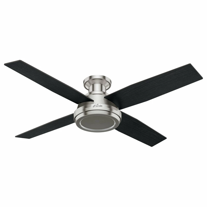 Best reviews of ⌛ Hunter Fan Company 52" Dempsey Low Profile Ceiling Fan + Remote, Brushed Nicke ✔️ 1 Best reviews of ⌛ Hunter Fan Company 52" Dempsey Low Profile Ceiling Fan + Remote, Brushed Nicke ✔️