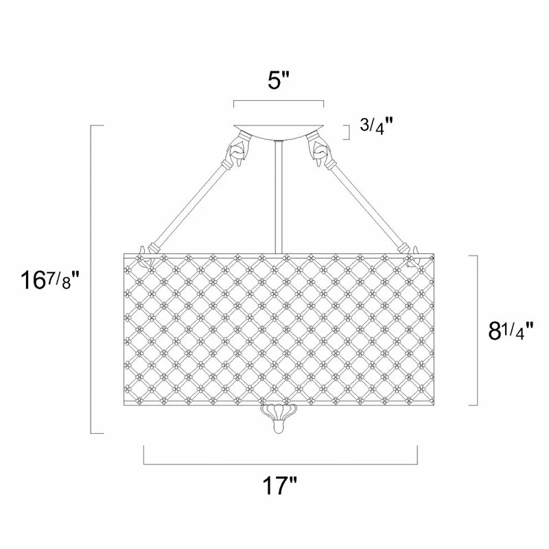 Cheapest π Edvivi Lighting Marya 4-Light Chrome Beaded Drum Semi Flush Mount Chandelier Glam Lighting π 6 Cheapest π Edvivi Lighting Marya 4-Light Chrome Beaded Drum Semi Flush Mount Chandelier Glam Lighting π - Image 6