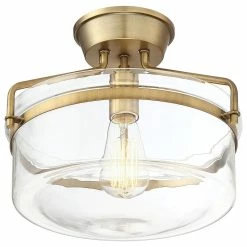 Brand new ✔️ Helmsman Lighting Works 1-Light Semi-Flush Mount, Natural Brass ✔️ 8 Brand new ✔️ Helmsman Lighting Works 1-Light Semi-Flush Mount, Natural Brass ✔️ -ceiling lighting store 6c0127bf09ea5696 8822 w800 h800 b1 p0