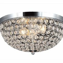 Top 10 🔥 Alltherages Elegant Designs 2 Light Elipse Crystal Flush Mount Ceiling Light, Chrome ✨ -ceiling lighting store 6c716b1e0ba249c3 4610 w800 h800 b0 p0