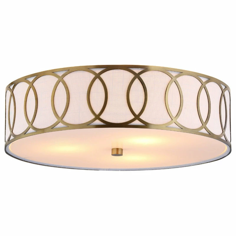 Discount ⭐ JONATHAN Y Aria 2-Light Metal LED Flush Mount, Brass Gold, 15.5"w 😀 1 Discount ⭐ JONATHAN Y Aria 2-Light Metal LED Flush Mount, Brass Gold, 15.5"w 😀