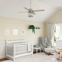 Top 10 👍 Hunter Fan Company Hunter 52" Astwood Polished Nickel Ceiling Fan With LED Light 🎁 -ceiling lighting store 6cf1c7600f8fc5fd 6590 w800 h800 b0 p0