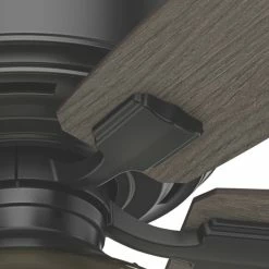 Coupon 😍 Hunter Fan Company 52" Bennett Low Matte Black Ceiling Fan, Light/Remote 🤩 -ceiling lighting store 6d31c3c30f8fd25b 4940 w800 h800 b0 p0