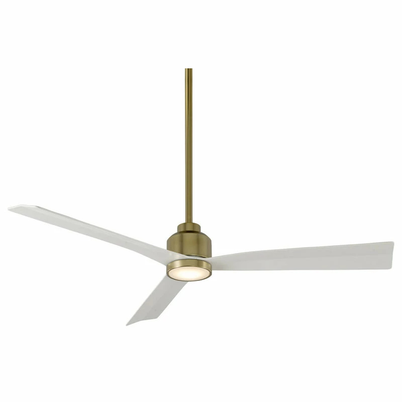 Cheap π₯ WAC Lighting Clean 1 Light 52" Indoor Ceiling Fan, Included, Satin Brass Matte White β 1 Cheap π₯ WAC Lighting Clean 1 Light 52" Indoor Ceiling Fan, Included, Satin Brass Matte White β
