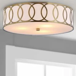 Discount ⭐ JONATHAN Y Aria 2-Light Metal LED Flush Mount, Brass Gold, 15.5"w 😀 16 Discount ⭐ JONATHAN Y Aria 2-Light Metal LED Flush Mount, Brass Gold, 15.5"w 😀 -ceiling lighting store 70013350034d76b0 7188 w800 h800 b0 p0
