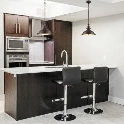 Promo 😍 Kira Home Beacon 11" Farmhouse / Nautical Pendant Light, Round Fresnel Glass 🎁 -ceiling lighting store 7121121b00c3e736 8660 w800 h800 b0 p0