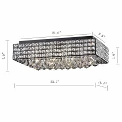 Hot Sale 🥰 Greenville Signature Echion 8-Light Black Flush Mount 🛒 -ceiling lighting store 71314e70028975bd 6032 w800 h800 b1 p0