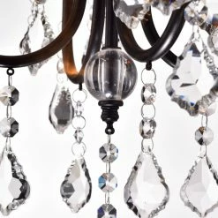 Budget 💯 Greenville Signature Alytus 4-Light Crystal Chandelier Black 🧨 -ceiling lighting store 7261ef980041464d 9137 w800 h800 b0 p0