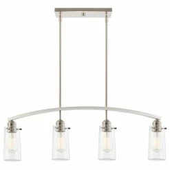 Brand new ⌛ Kira Home Rayne 33" Farmhouse Arched Island Light, Seeded Glass Shades 🔔 -ceiling lighting store 7401bbcc00d3ab4f 8688 w800 h800 b1 p0