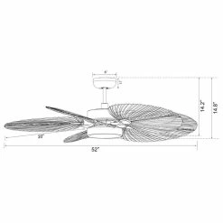 New 😉 Beacon Lighting Lucci Air Bali 52" DC Ceiling Fan With Light, Antique White ⌛ -ceiling lighting store 7451104202971928 9778 w800 h800 b1 p0