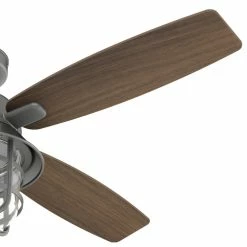 Promo 😀 Hunter Fan Company Hunter 52" Port Royale Matte Silver Ceiling Fan, LED Light Kit And Remote 🎁 -ceiling lighting store 76e188980f8fccdd 9893 w800 h800 b1 p0