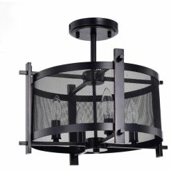 Cheap 🛒 Edvivi Lighting Aludra 4-Light Oil Rubbed Bronze Metal Mesh Shade Semi Flush Mount Chandelier 😍 9 Cheap 🛒 Edvivi Lighting Aludra 4-Light Oil Rubbed Bronze Metal Mesh Shade Semi Flush Mount Chandelier 😍 -ceiling lighting store 76f15acd080a7399 0648 w800 h800 b1 p0