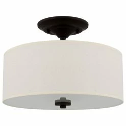 Budget π Kira Home Addison 13" Ceiling Light, Off-White Fabric Drum Shade, Bronze π 12 Budget π Kira Home Addison 13" Ceiling Light, Off-White Fabric Drum Shade, Bronze π -ceiling lighting store 77b14dfc00c3cb12 8678 w800 h800 b1 p0