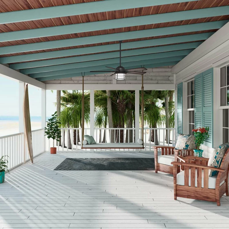 Best Pirce ✔️ Hunter Fan Company 54" Key Biscayne Weathered Zinc Ceiling Fan With Light ❤️ 11 Best Pirce ✔️ Hunter Fan Company 54" Key Biscayne Weathered Zinc Ceiling Fan With Light ❤️ - Image 11