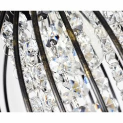 Cheap 🎁 Edvivi Lighting 1-Light Antique Bronze And Crystal Bead Bell Shade Semi Flush Mount Glam 🌟 -ceiling lighting store 7ac1e63c0b364828 5481 w800 h800 b0 p0