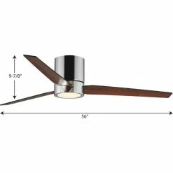 Best deal 👏 Progress Lighting Braden 56" Indoor Hugger Ceiling Fan, Polished Chrome ✔️ 14 Best deal 👏 Progress Lighting Braden 56" Indoor Hugger Ceiling Fan, Polished Chrome ✔️ -ceiling lighting store 7b31e69e0efb455c 6573 w800 h800 b1 p0