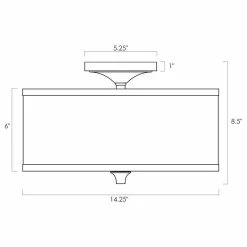 Budget 👏 Kira Home Newport 14" Ceiling Light, Off White Linen Drum Shade, Brushed Nickel 👍 -ceiling lighting store 7b713e700c019ccc 8652 w800 h800 b1 p0