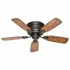 Discount 🥰 Hunter Fan Company 42" Low Profile IV New Bronze Ceiling Fan ✨
