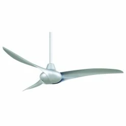Flash Sale 😉 Minka Aire WAVE - 52'' CEILING FAN By Minka-Aire F843-SL In Silver Finish 🎉 -ceiling lighting store 7cf1ad3e02cae4c5 0500 w800 h800 b1 p0