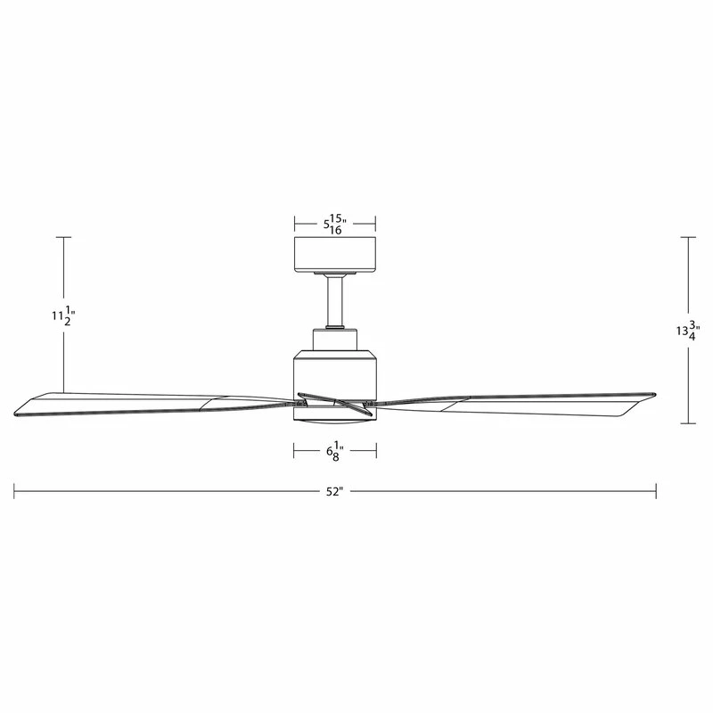 Cheap π₯ WAC Lighting Clean 1 Light 52" Indoor Ceiling Fan, Included, Satin Brass Matte White β 2 Cheap π₯ WAC Lighting Clean 1 Light 52" Indoor Ceiling Fan, Included, Satin Brass Matte White β - Image 2