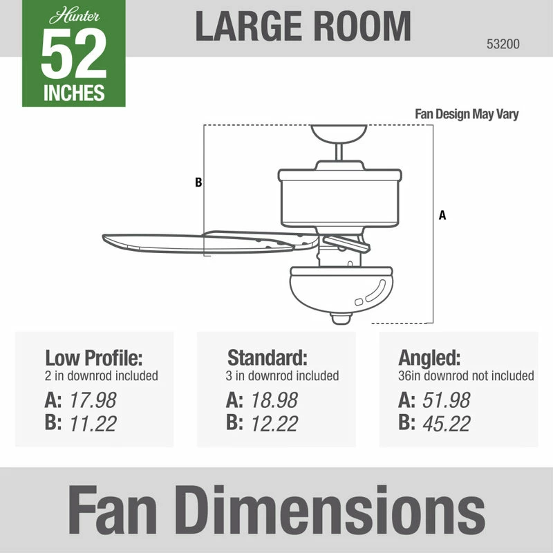 Best deal 👍 Hunter Fan Company Hunter Italian Countryside 52" 3-LT Ceiling Fan 53200 - P.A. Cocoa ✔️ 5 Best deal 👍 Hunter Fan Company Hunter Italian Countryside 52" 3-LT Ceiling Fan 53200 - P.A. Cocoa ✔️ - Image 5