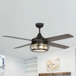 Hot Sale π FLINT GARDEN INC 52 4-Blades Ceiling Fans With Frosted Glass Shade, Oil Rubbed Bronze π― 9 Hot Sale π FLINT GARDEN INC 52 4-Blades Ceiling Fans With Frosted Glass Shade, Oil Rubbed Bronze π― -ceiling lighting store 82a1ed7b02c24c81 1105 w800 h800 b0 p0
