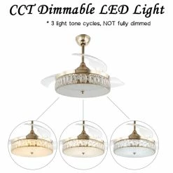 New 🎁 Bella Depot Decorative Gold Drum Ceiling Fan With Light And Remote, Foldable Blade, French G 🧨 -ceiling lighting store 855106750396ecb9 6005 w800 h800 b1 p0