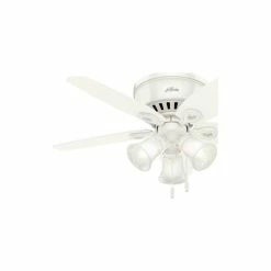 Cheap ❤️ Hunter Fan Company 42" Builder Low Profile Ceiling Fan With Light 🧨