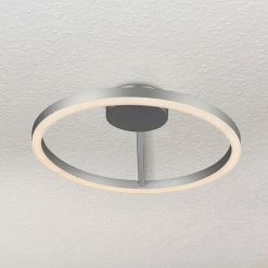 Brand new 😍 VONN Zuben Circular LED Ceiling Light, Silver, 20" 🎁 -ceiling lighting store 8a81c06d0e14c508 8180 w800 h800 b0 p0