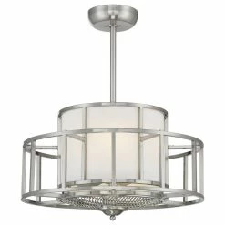 Cheap 🧨 Savoy House Oslo 4-Light Satin Nickel Fan D Lier 🎁