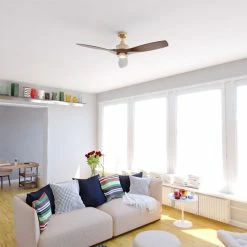 Brand new 🎁 Vaxcel Curtiss 52" Outdoor Wood Ceiling Fan LED Light Kit, Satin Brass ⌛ -ceiling lighting store 8ce13cc20166df30 3805 w800 h800 b0 p0