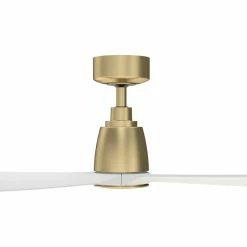Coupon ⌛ Fanimation Kute, 52" Brushed Satin Brass With Matte White Blades 🎉 -ceiling lighting store 8d611a390f723dfc 4348 w800 h800 b1 p0